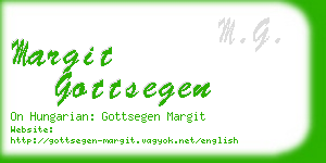 margit gottsegen business card